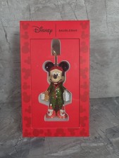 Disney X BAUBLEBAR Mickey Mouse in Christmas PJ's Bag Charm/Keychain HTF RARE