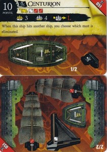 WizKids Pirates of the Caribbean #051 Centurion (Common) ship new and unpunched