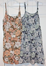  2 girls kids 11/12 Abercrombie Fitch speghetti strap dress  dress shorts