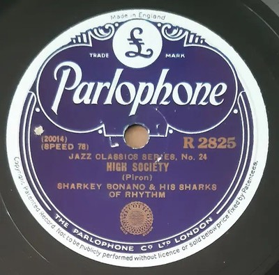 SCHELLACK Fletcher Henderson And His Orchestra / Sharkey Bonano And H What-Cha-