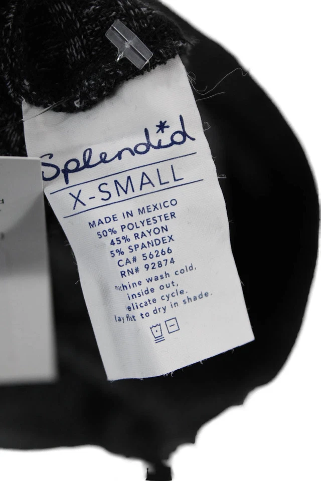 Espléndidos pantalones deportivos para mujer acanalados con cordón en la cintura con bolsillos gris oscuro talla XS Foto 4 de 4