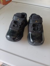 Jordan 11 Retro Low Shoes Toddler Size 8C Black Patent Leather C20906-007 NWOB