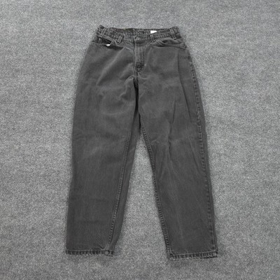 Vintage Levis Jeans Mens 32x30 Black Denim 560 Loose Tapered Orange Tab USA 90s