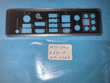 MSI IO SHIELD FOR MSI PRO Z690-A WIFI DDR4 , ORIGINAL