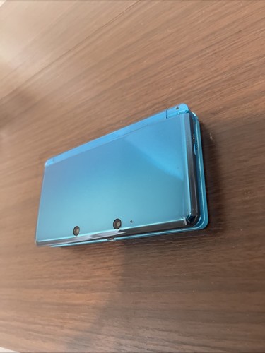 4694 Nintendo 3DS Aqua Blue Good TESTED - Picture 3 of 15
