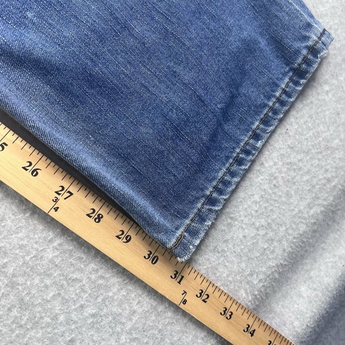 FCUK Button Fly Jeans Men’s 36x31 Med Wash Slight Wash Distressed Cotton READ - Picture 10 of 17