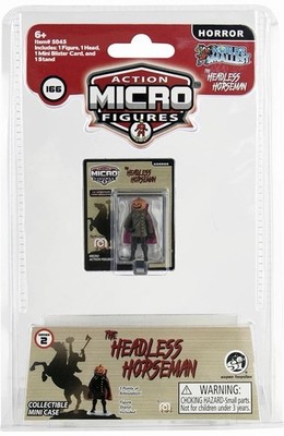 Worlds Smallest Horror Headless Horseman Micro Action Figure Series 2