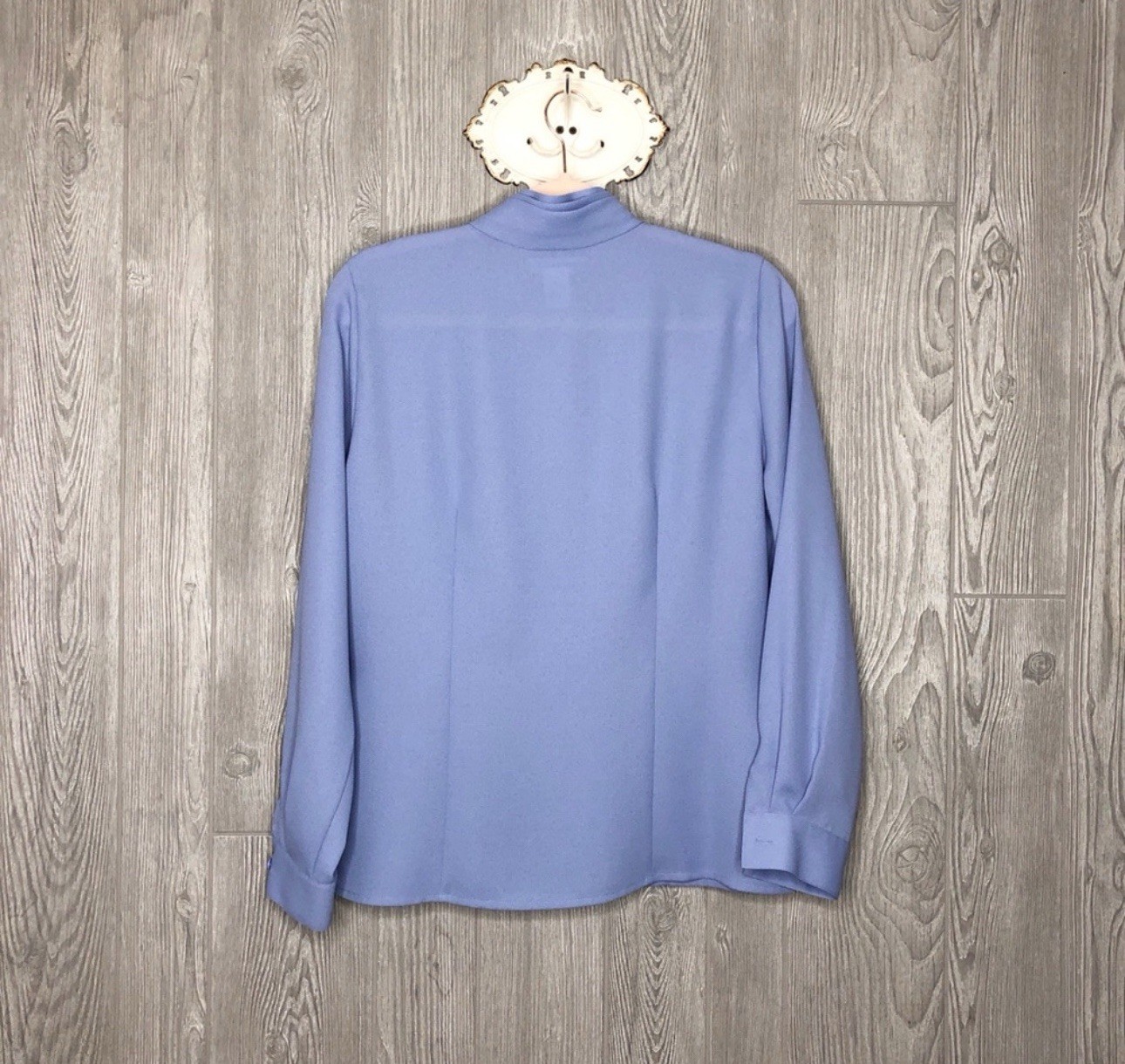 Vintage Pendleton  Button Up Blouse Light Blue Wo… - image 8