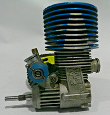 Vintage Xtm Mammoth 24.7 RC Nitro Engine Twin-needle Slide Carburetor Motor