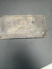 Lycoming Motors Corporation Body Tag