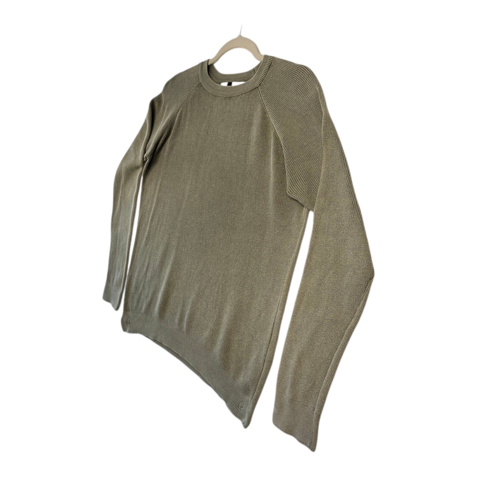 Topman Jumper Men's UK Size M Green Long Sleeve Crew Neck Slim Fit image 5