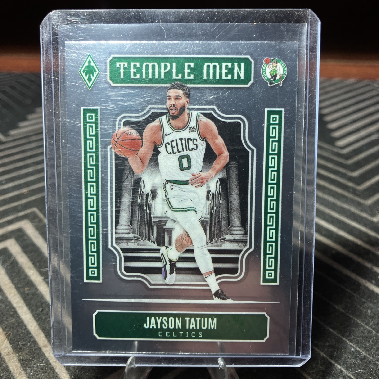 2023-24 Panini Phoenix - Temple Men Jayson Tatum #4 Silver
