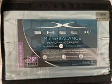 SHEEX® Micro•BALANCE 37.5® Performance 300-Thread-Twin Sheets Aqua NOT STRECHY