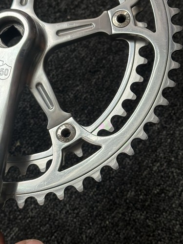 Juego de bielas Campagnolo 50 aniversario cramks raras - Imagen 6 de 15