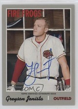 2019 Topps Heritage Minor League Edition Real One Greyson Jenista Auto 8k4