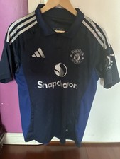 adidas Manchester United Snapdragon Black/Blue Soccer Jersey Shirt