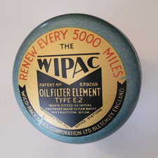 Vintage WIPAC Oil Filter Element Type E2 England No Box Used