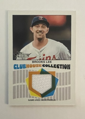 2026 Topps Heritage BROOKS LEE Clubhouse Collection Game Used Memorabilia Card