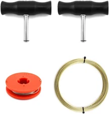 Car windshield removal tool,universal windshield tool kit with 2 rolls of window