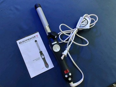 Beachwaver S1 Rotating Curling Iron 1  Barrel Dual Rotation Ceramic   Tested
