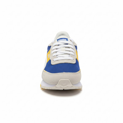 PUMA Road Rider SD Sneaker Blau Gelb Grau Gr. 38 Unisex Turnschuhe Sportschuhe
