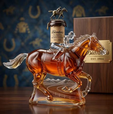 Horse Whiskey Decanter Gifts Glass Liquor Racing Jockey Decanter Premium 340ML