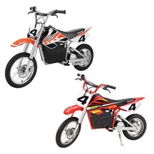 Razor Electric Ride On Dirt Rocket Kids Motorcross Motorcycle Bikes, 2 Pack 