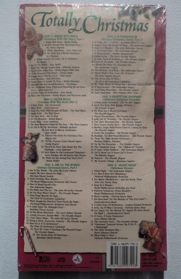 Totally Christmas 6-CD Collection Box Set Over 6 Hours Of The Best Holiday Music - Image 2 of 4