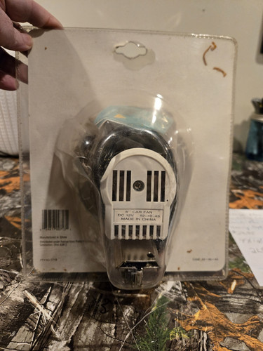 Vintage NOS Oscillating Chrome Cage 7" Car Dash Fan 12v Heavy Duty 2 Speed - Picture 4 of 8