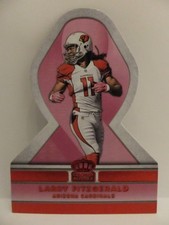 Larry Fitzgerald 2015 Crown Royale Pink Ribbons Die-Cut SP Arizona Cardinals