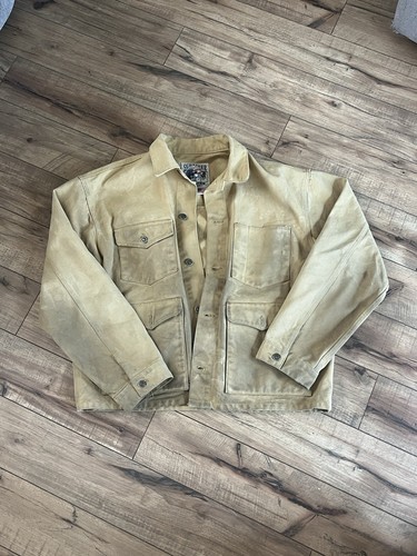 XL Schaefer Outfitter Waxed Denim Jacket Made In USA