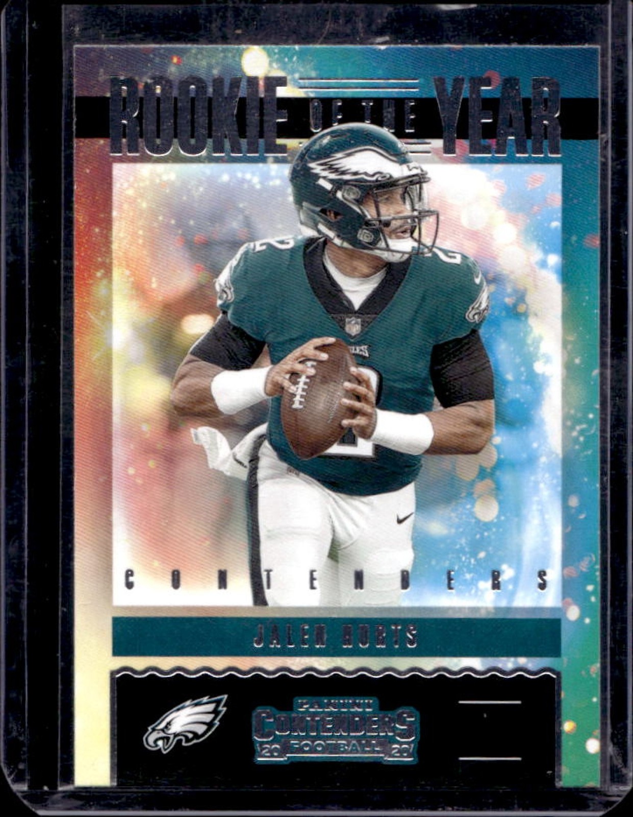 2020 Contenders Jalen Hurts Rookie of the Year RC #RY-JHU Eagles