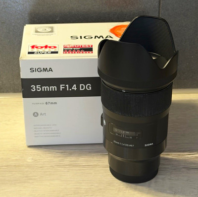 Sigma Art 35mm f/1.4 DG Weitwinkelobjektiv Sony E-Mount AF/MF 67mm