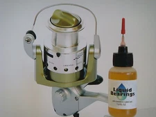 Liquid Bearings, BEST 100%-synthetic oil for saltwater Fin-Nor spinning reels