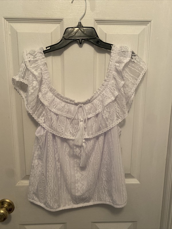 Women Lace Sleeveless Pullover Top  Summer Tank Lace,elastic Neckline and waist