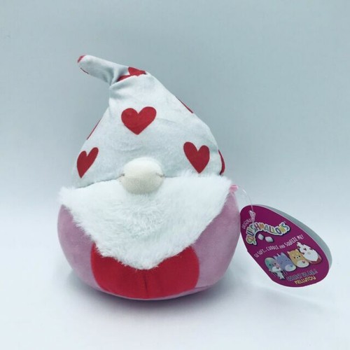 Squishmallow Rayford Lo Gnomo Rosa – Peluche Kellytoy 8 Pollici Per San Valentino