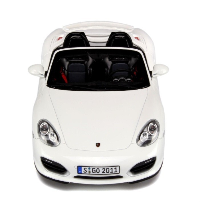 Porsche Boxster 987 Spyder 2011 White 1:18 GT Spirit GT017B Resin