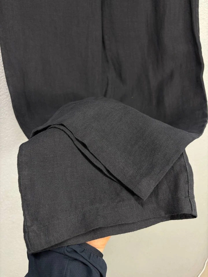 Corneliani Hombre Lino Vestido Pantalones Talla 50/W 34 Hecho en Italia Foto 3 de 4