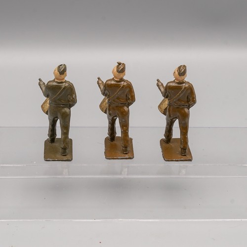 3 x Rare Vintage Crescent Lead Home Guard Drummer Toy Soldiers - Picture 4 of 6