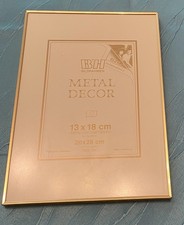 Bilderrahmen in Metall Decor