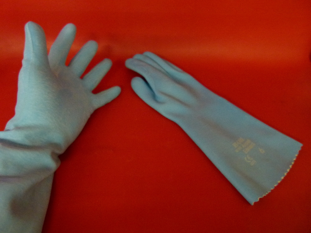 Gants Ansell Edmont industriels en nitrile noir taille L lot de 100 paires