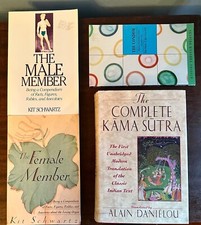 Lot Of 4 Books On Sexuality: Kama Sutra/Male & Female Member/The Condom
