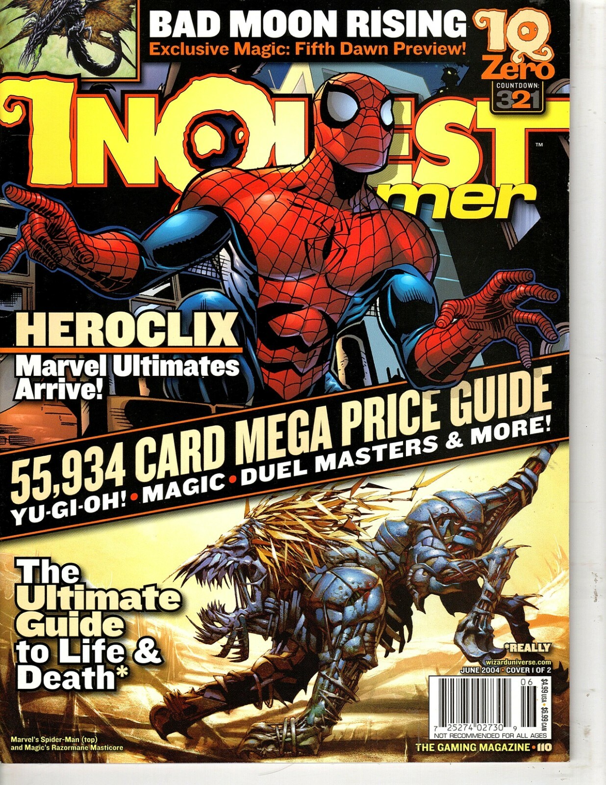 Inquest Gamer Magazine - June 2004 #110 - Cover 1 of 2 - Magic - Fifth Dawn  74808027309 | eBay