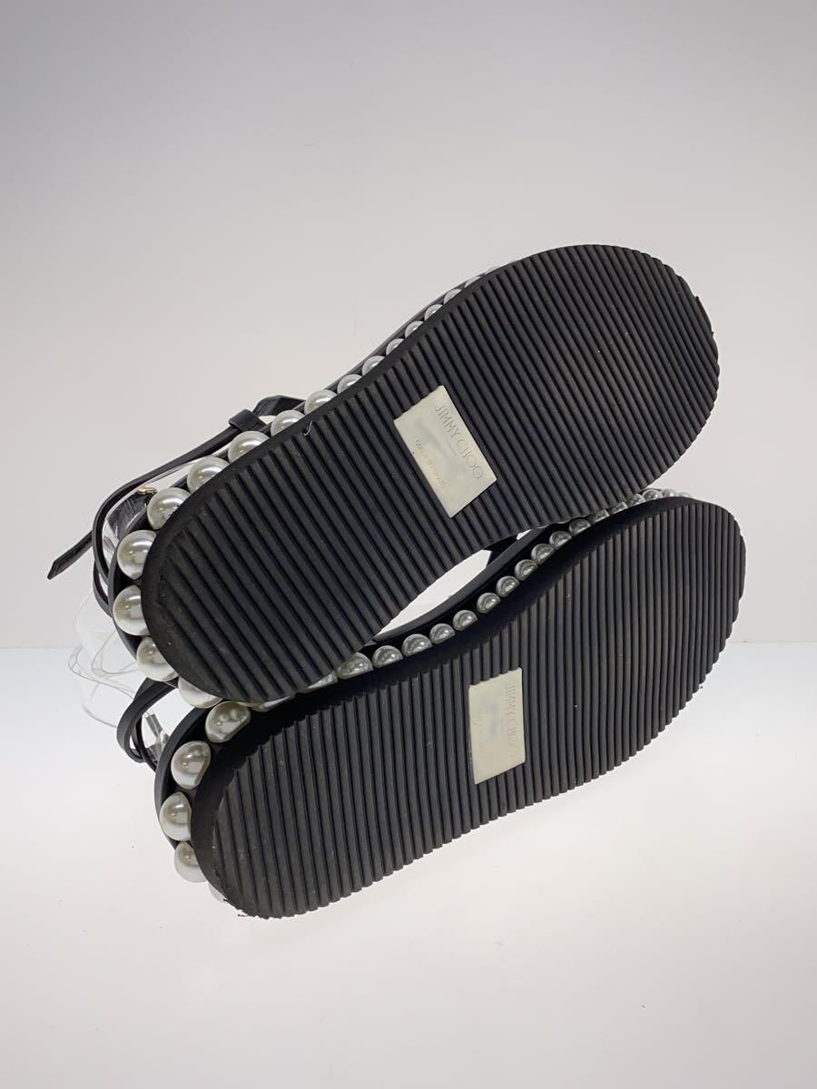 JIMMY CHOO PINE FLAT サンダル JIMMY CHOO SANDALS PINE FLAT ZXA FLATFOEMS 39 Black Used | eBay