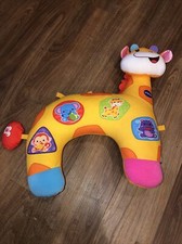 VTech Plush Pillow Giraffe Tummy Time Discovery Musical Toy Animal 15" Tall