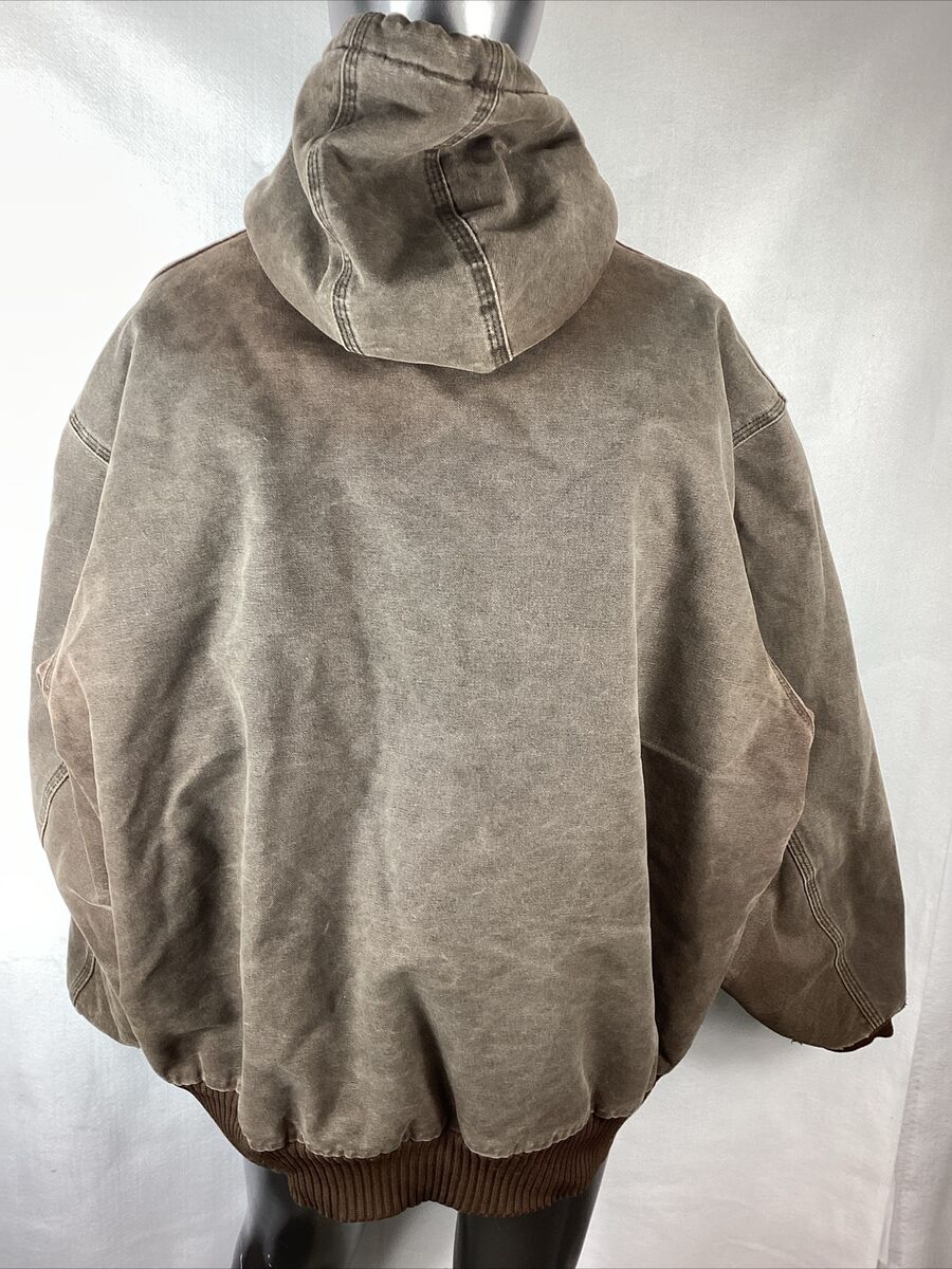 VTG Carhartt J130 CHT Fleece Lined Full Zip Distressed VTG Carhartt J130 CHT Fleece Lined Full Zip Distressed