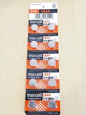 10 piece LR44 Maxell A76 L1154 AG13 357 New Alkaline Battery EXPIRE 2031