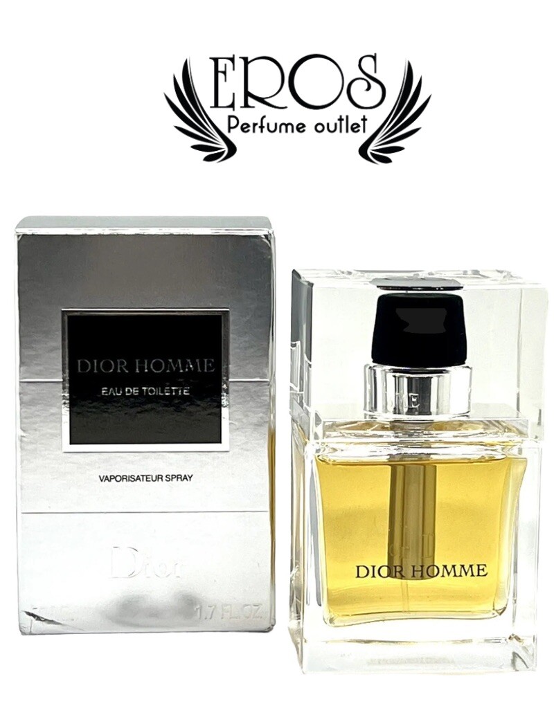 DIOR HOMME EAU DE TOILETTE SILVER STEM 1.7 Oz/50ml Vintage DIOR HOMME EAU DE TOILETTE SILVER STEM 1.7 Oz/50ml Vintage