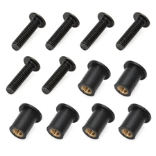 Windshield Screws Nuts Set for YAMAHA Snowmobile 90150-05024-00 90179-05523-00