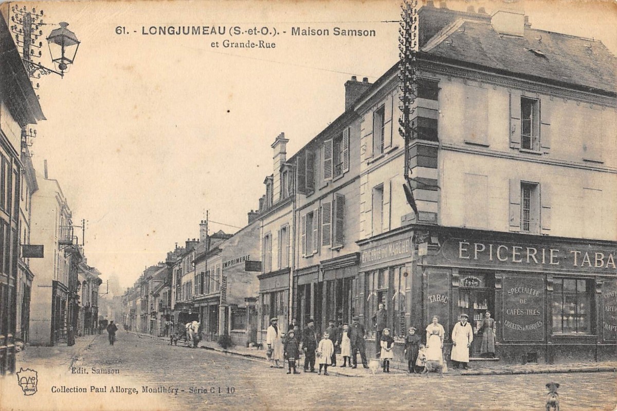 CPA 91 LONGJUMEAU / LA GARE DU P.A. / LA PLACE